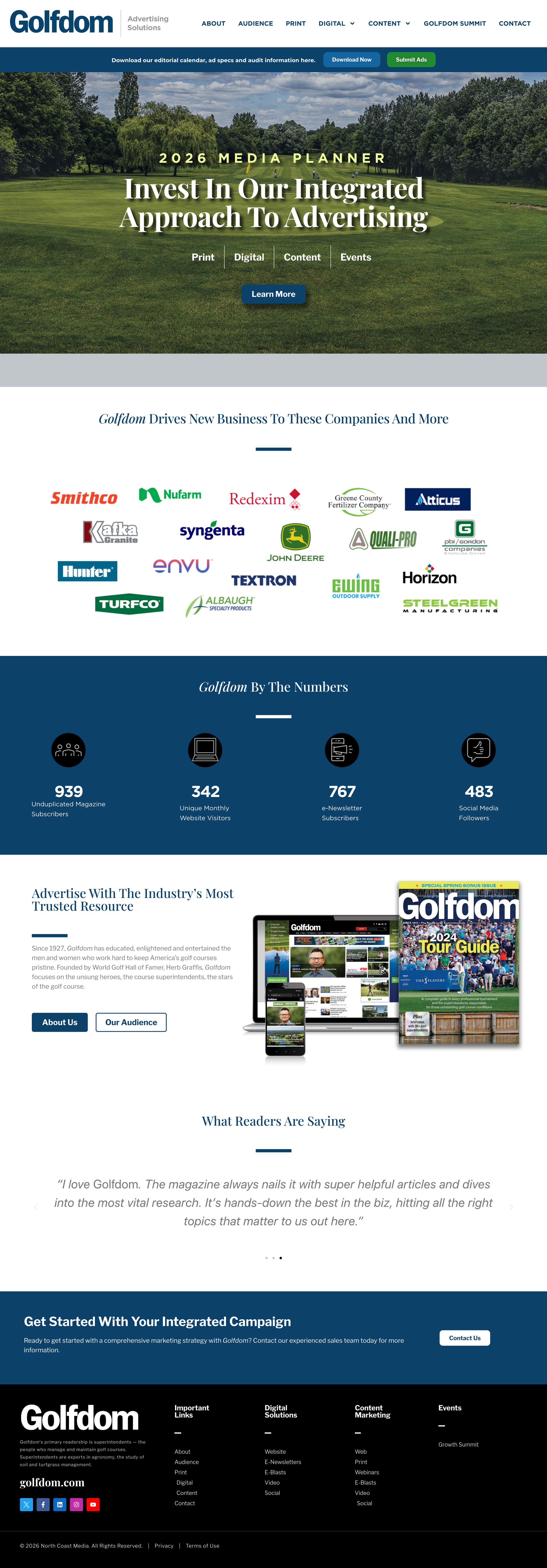 Golfdom Homepage